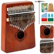 17 Tasten Kalimba Thumb Piano Finger Afrikanisches Instrument Musikinstrument, 17 Tasten Kalimba Thumb Piano Finger Afrikanisches Instrument Musikinstrument,